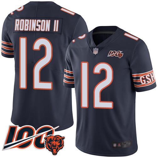 Chicago Bears Limited Navy Blue Men Allen Robinson Home Jersey NFL Football 12 100th Season